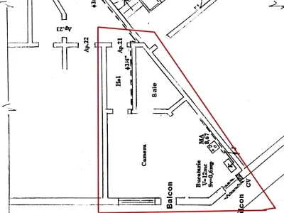 Garsoniera de vanzare-cumparare Sector 2 Bucuresti schita